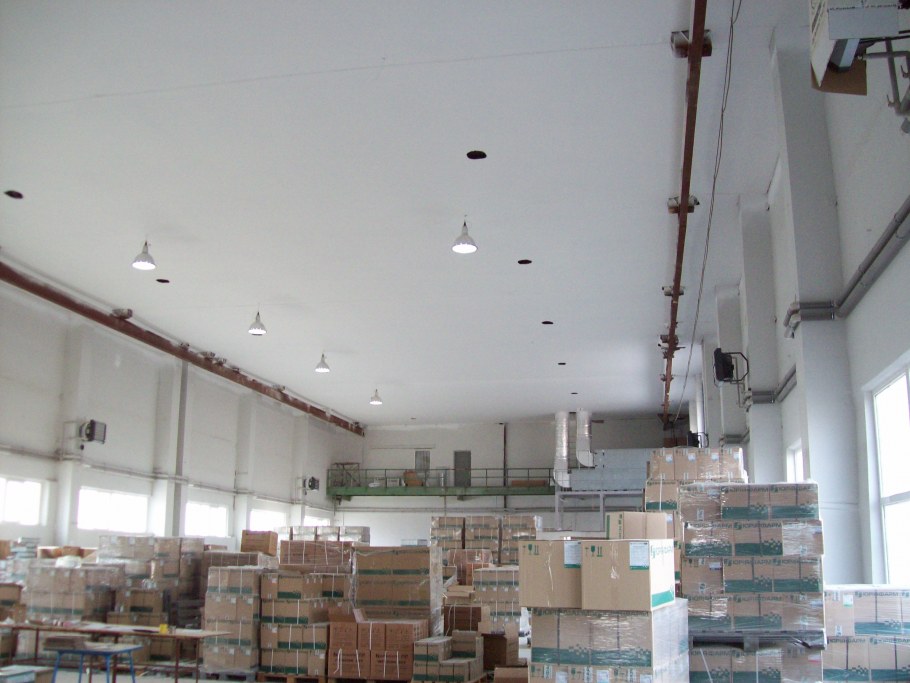 Подвесной потолок на складе