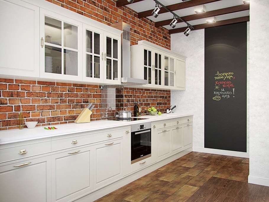 Кухня икеа белая с деревянной столешницей