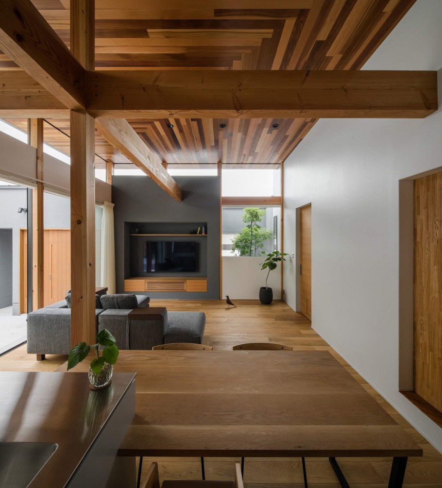 Деревянный дом в японском стиле