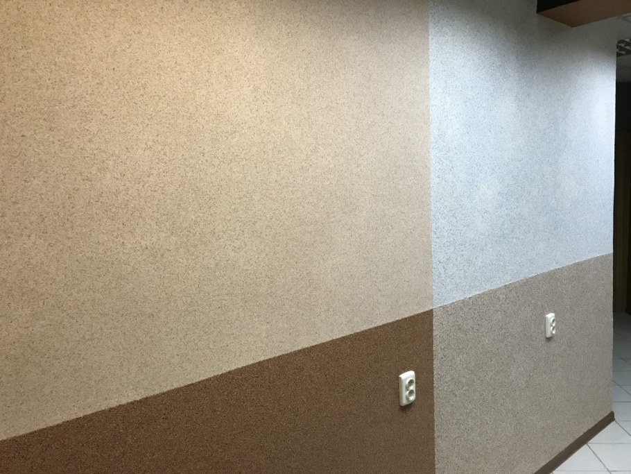 Шёлковая штукатурка в интерьере