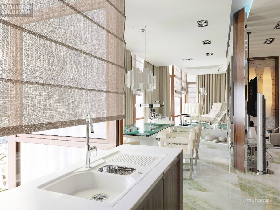 Интерьер квартиры в Хамовниках