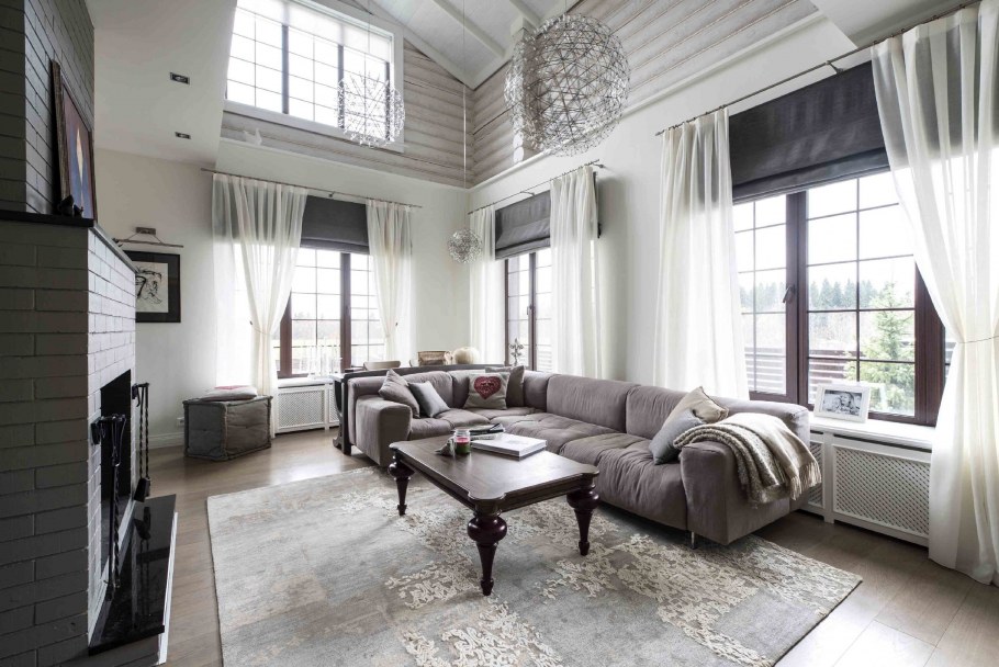 Дом на Рублево Успенском шоссе интерьер