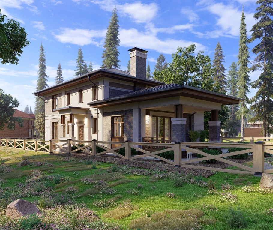 Стиль Райта Modern House