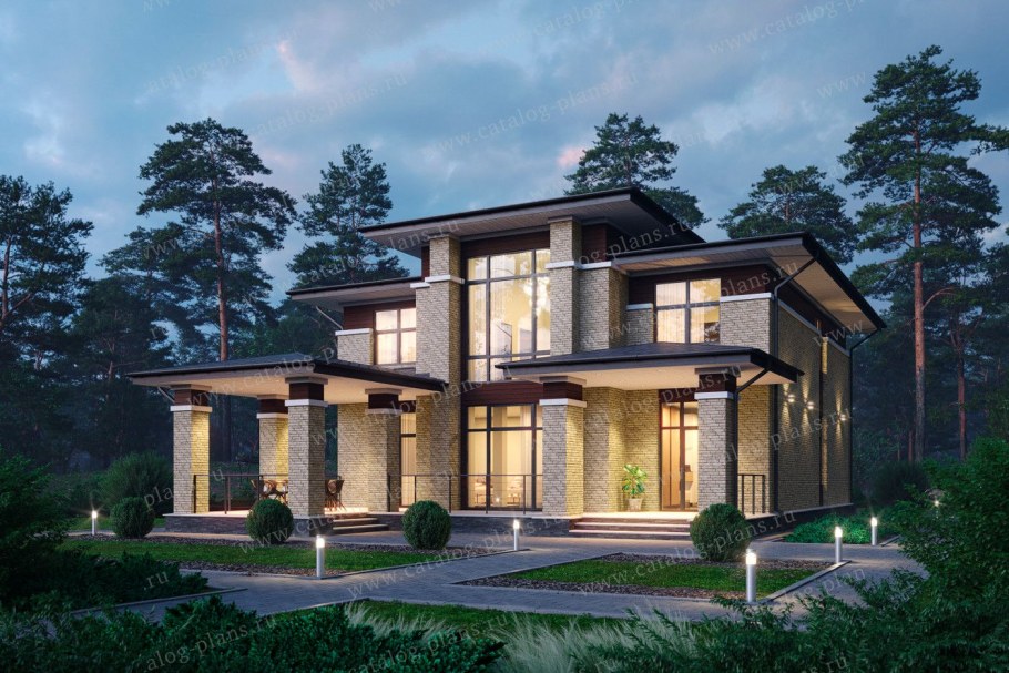 Дом в стиле Райта