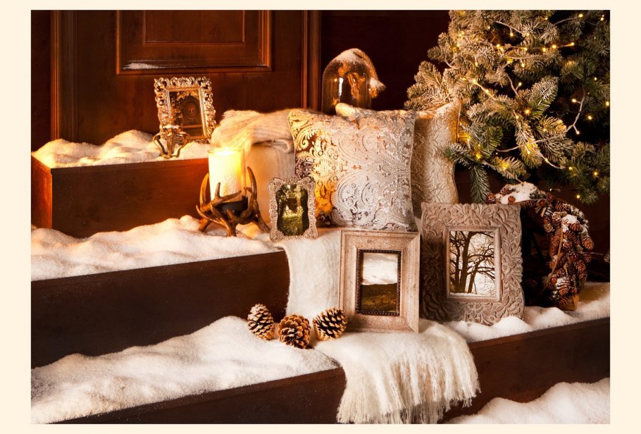 Новогодний интерьер в загородном доме