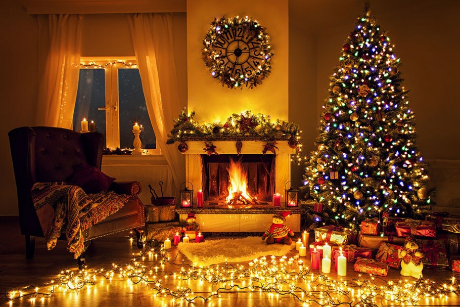 Красивый новогодний интерьер