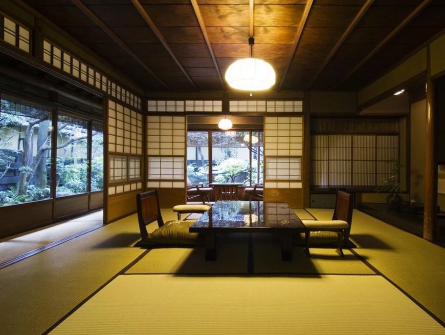 Традиционная японская гостиная Рекан
