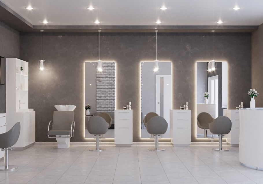 Интерьер салона красоты в стиле Минимализм