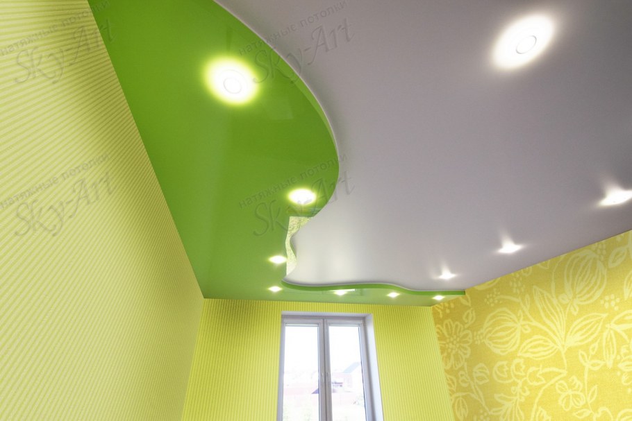 Реклама натяжные потолки мультяшный