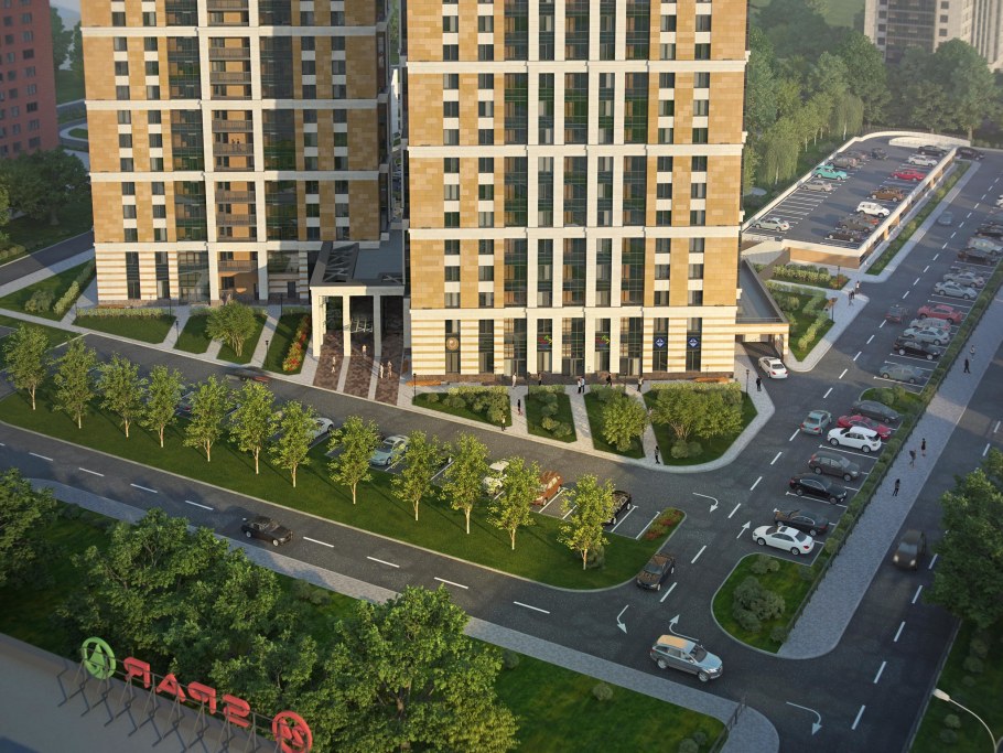 Сити Хауз в районе дома обороны