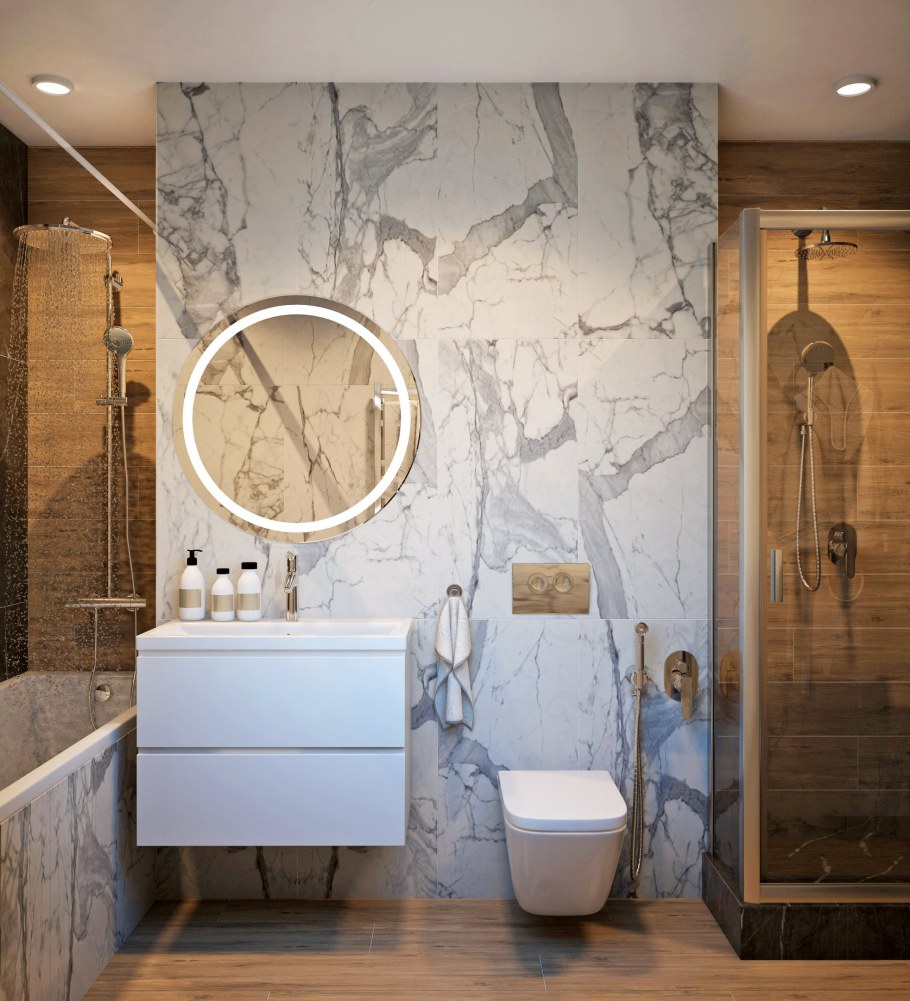 Санузел плитка Италон