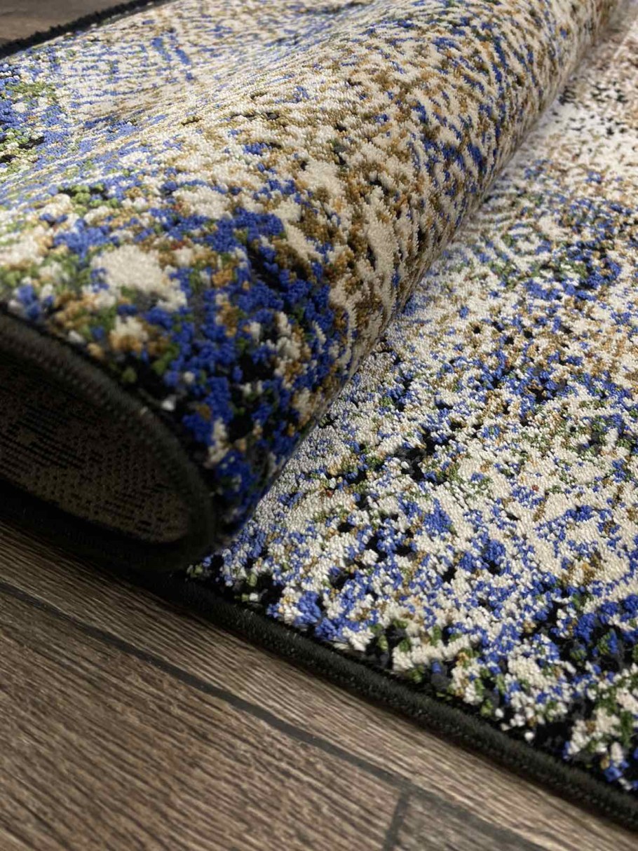 Бирюзовые ковры в гостиную