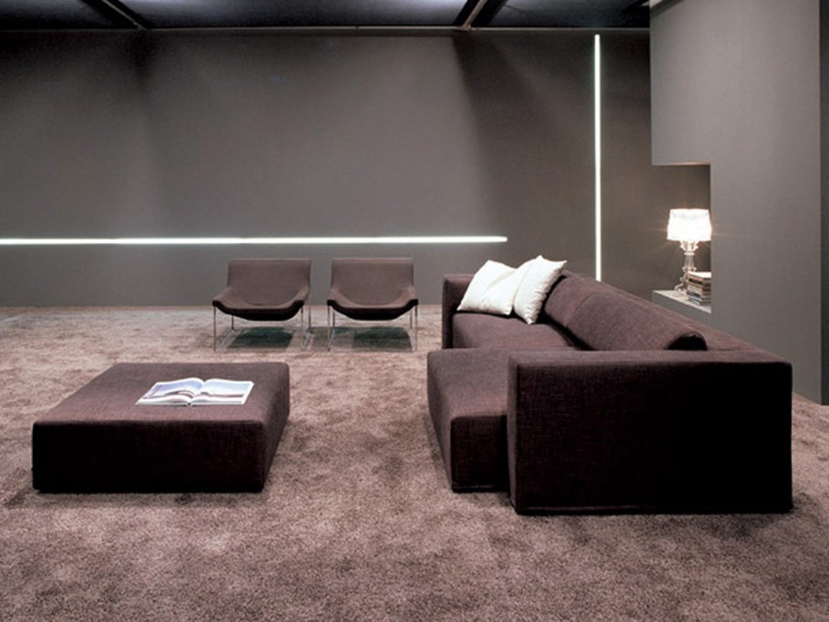 Ковролин в интерьере спальни