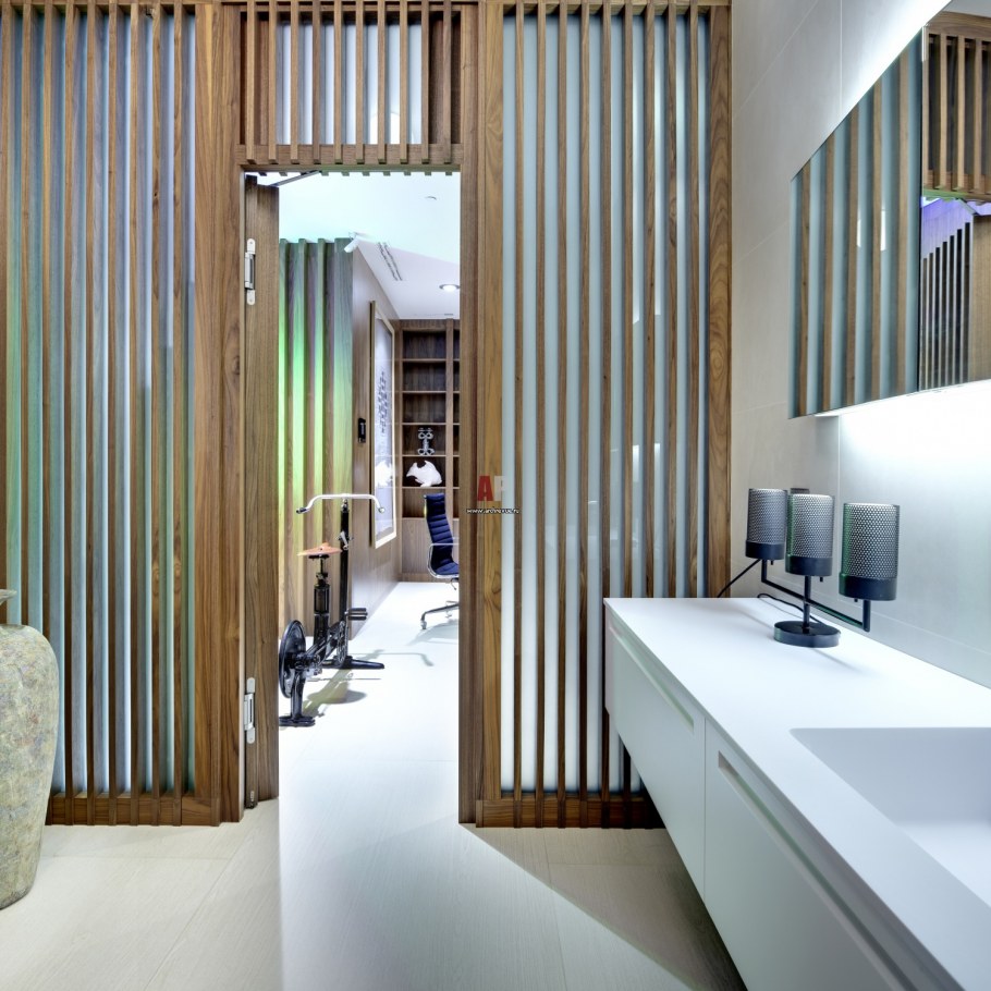 Деревянные перегородки в ванную