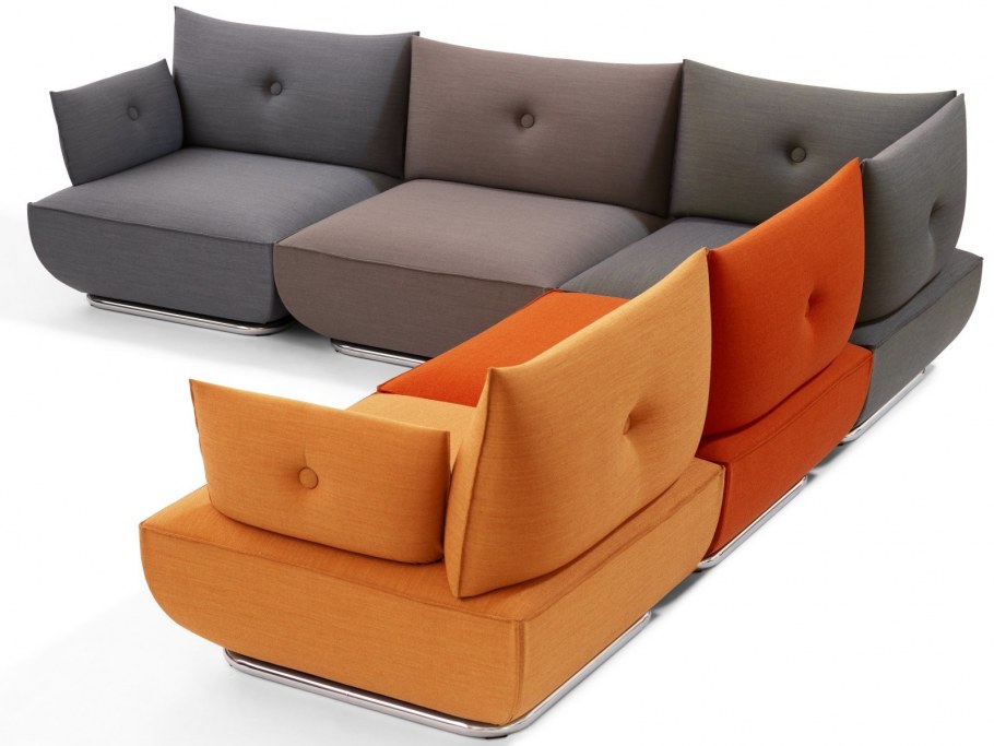 Модульные треугольные диваны
