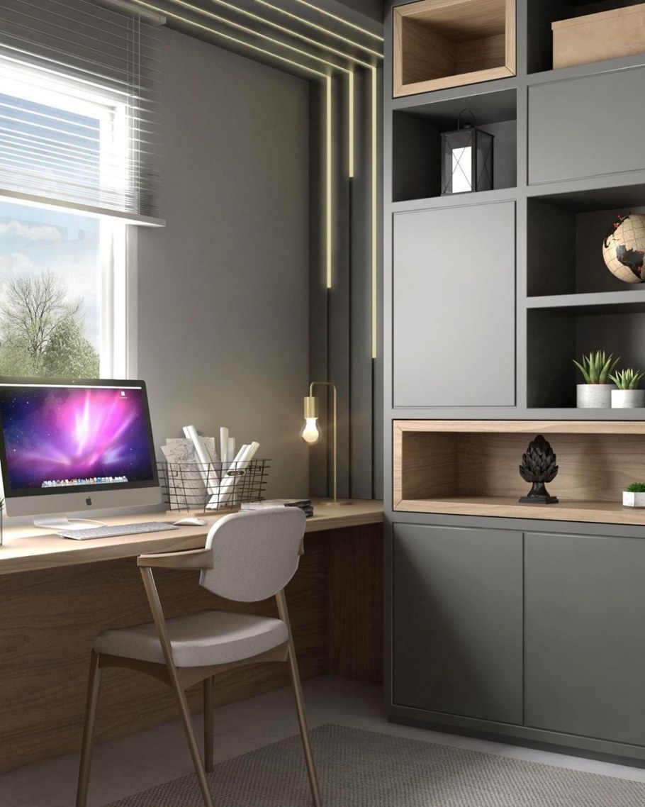 Домашний офис интерьер