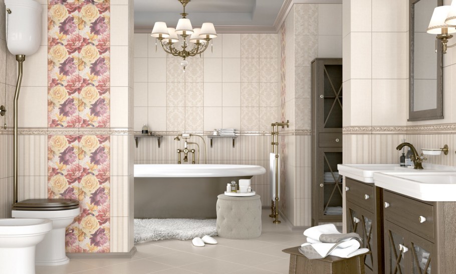 Плитка для ванной Golden Tile GOBELEN