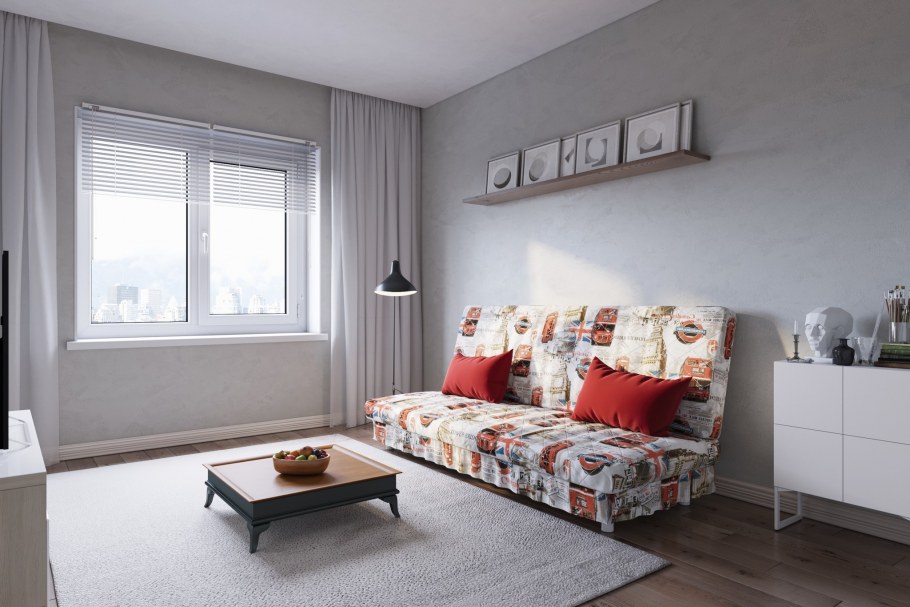 Диван Ника Аскона в интерьере