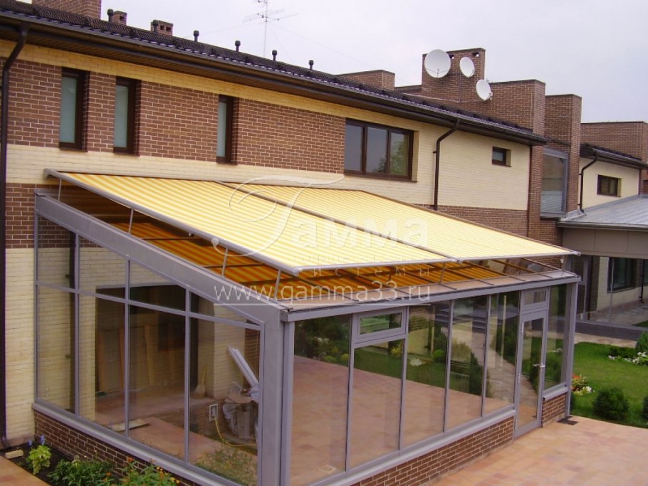 Маркизы для зимнего сада