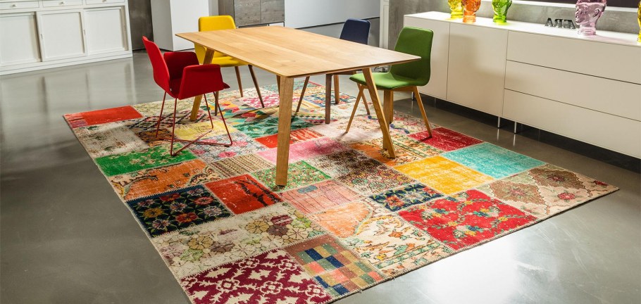 Ковер в стиле пэчворк
