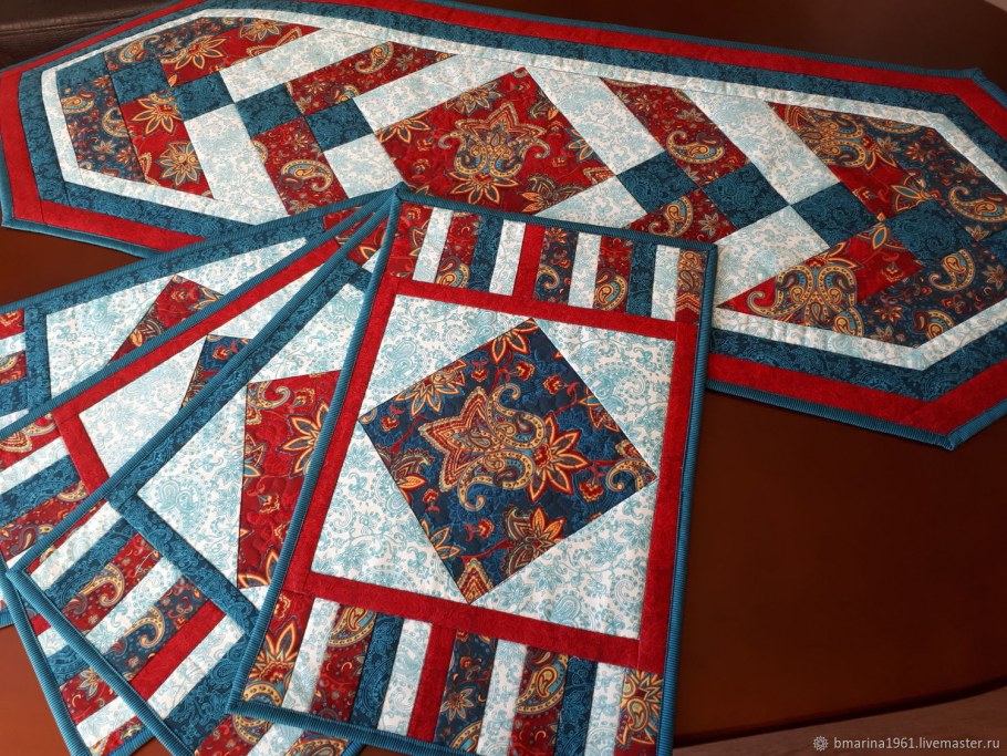 Дорожки в стиле пэчворк