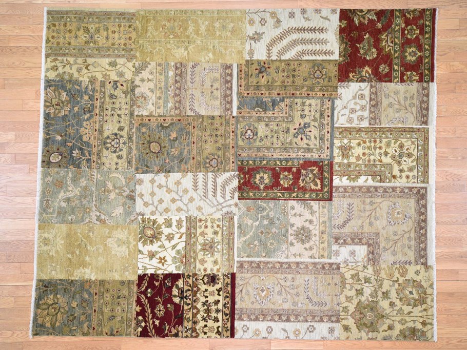 Лоскутный ковер на пол