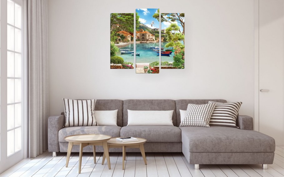 Декор над диваном