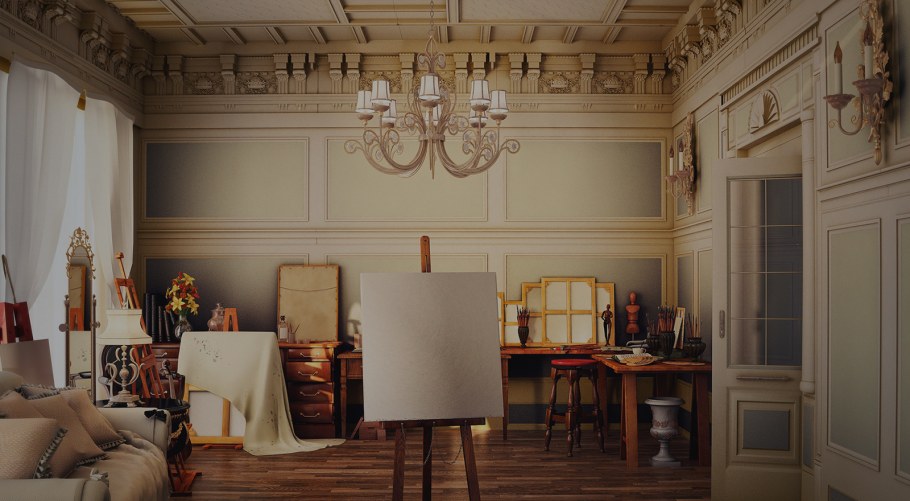 Комната художника