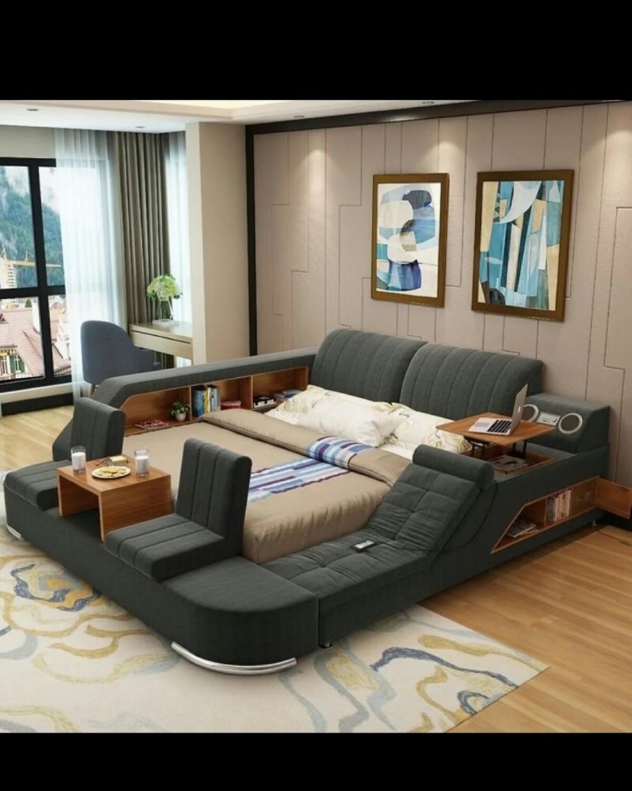 Многофункциональная кровать в спальню