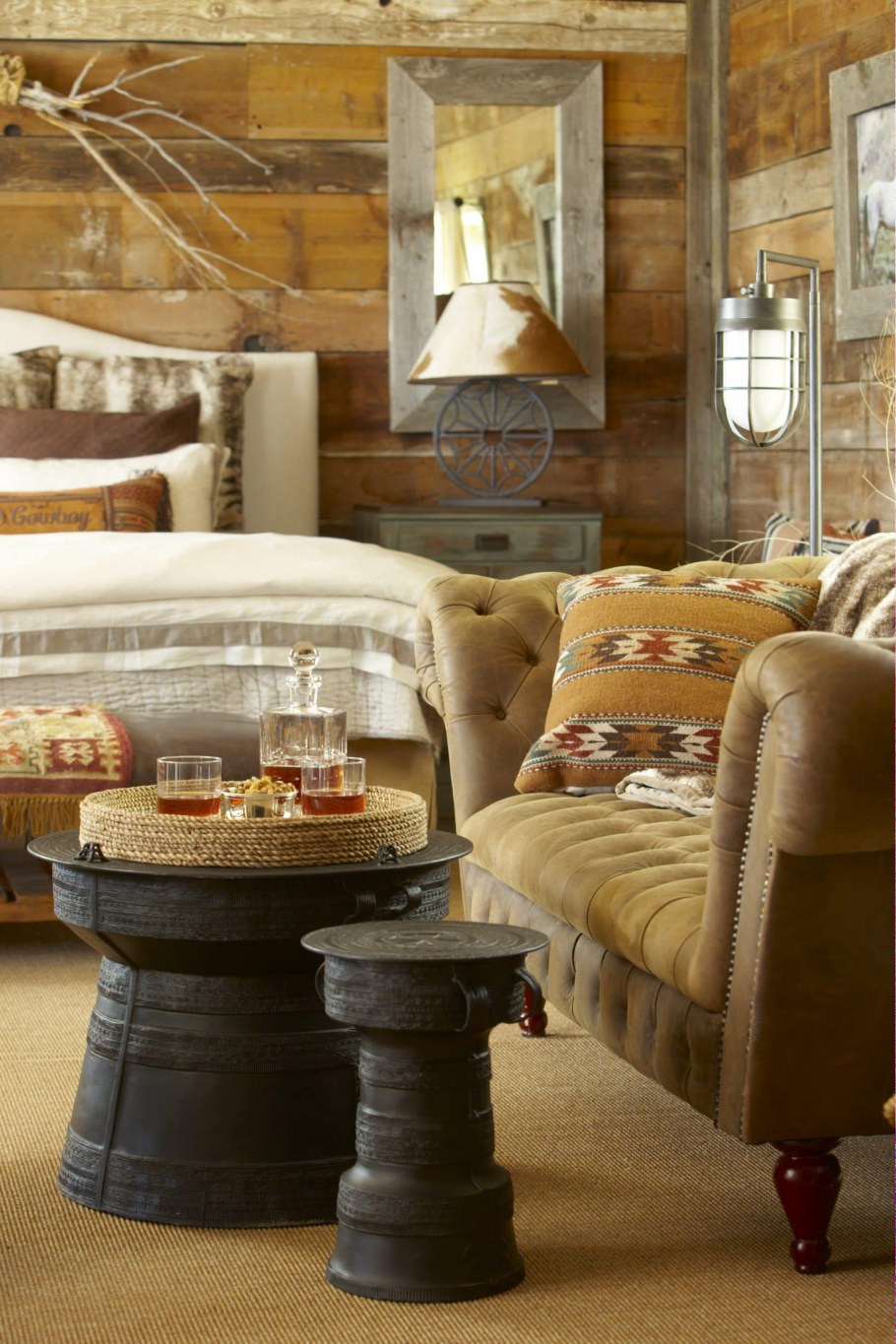 Гостиная в стиле вестерн