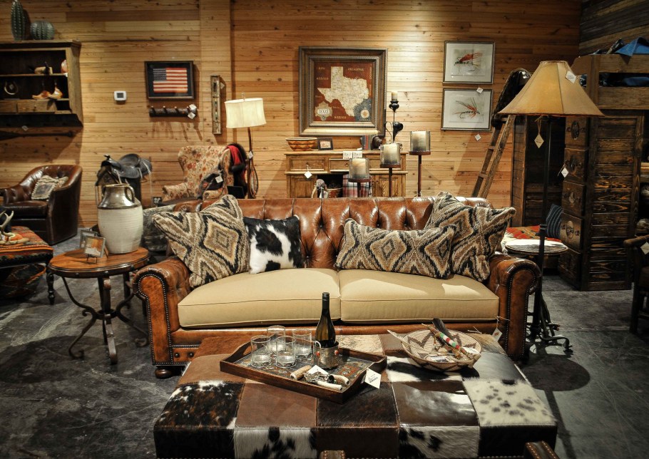 Гостиная в стиле вестерн