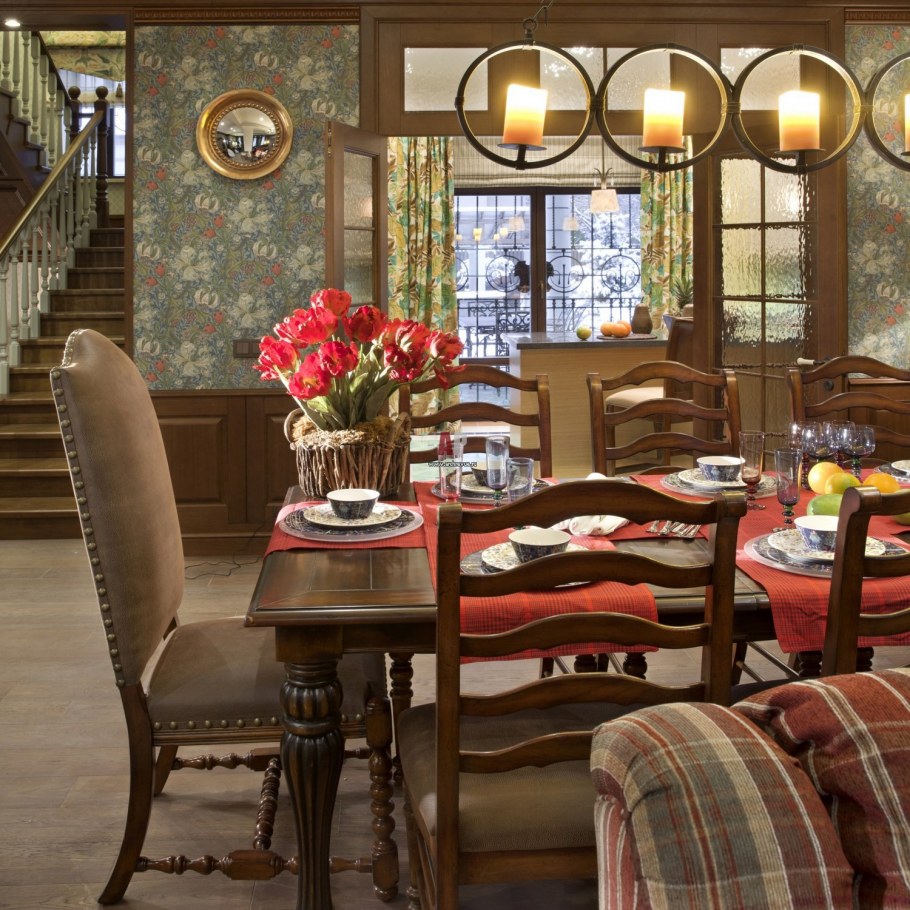 Столовая в английском стиле