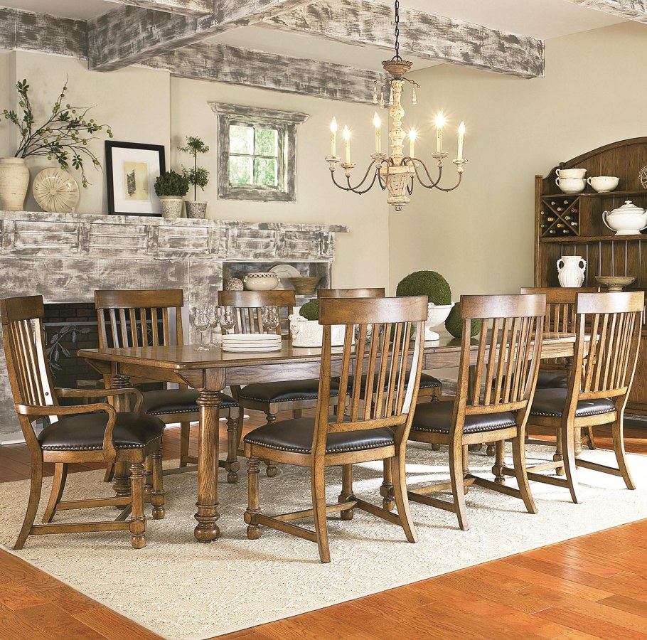 Интерьер английской столовой в стиле Тюдор