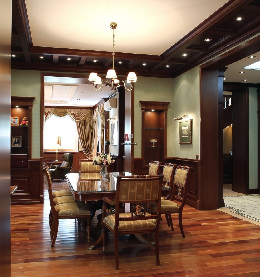 Интерьер столовой в доме