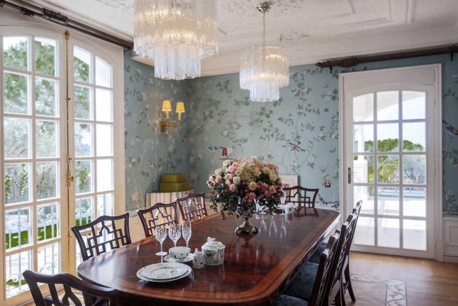 Столовая в английском стиле