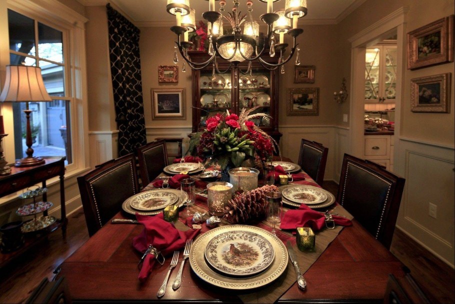 Кухня столовая в викторианском стиле