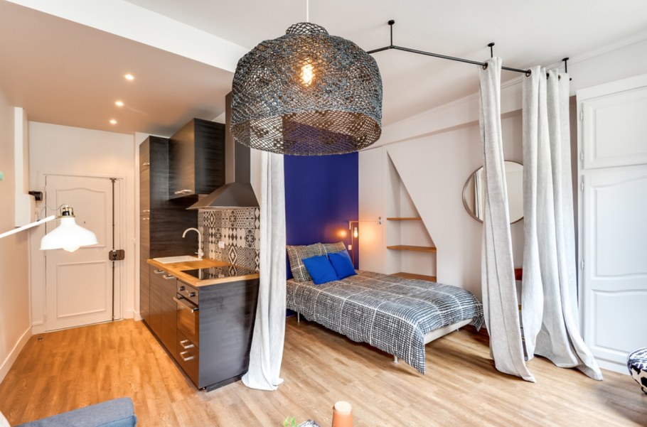 Зонирование 1 комнатной квартиры