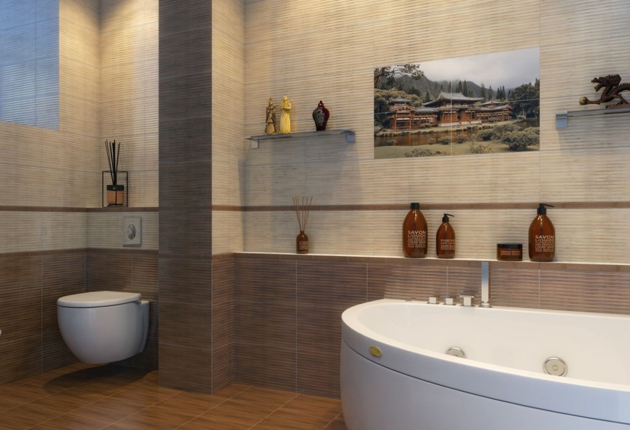 Плитка для ванной Golden Tile Bamboo