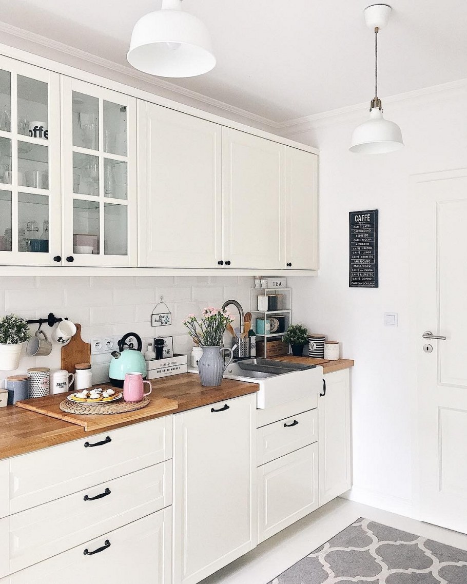 Кухня ikea Будбин белая