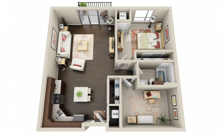 Планировка квартиры 2д