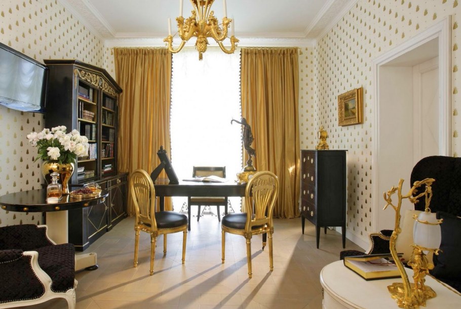 Кабинет в стиле Ампир 19 века