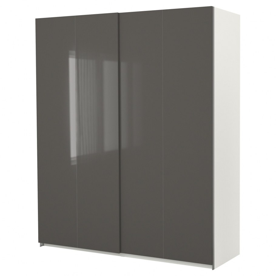 Шкаф ПАКС Хасвик белый глянец