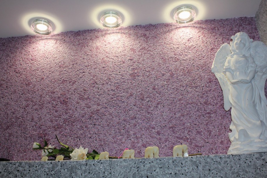 Шелковая штукатурка в комнате подростка