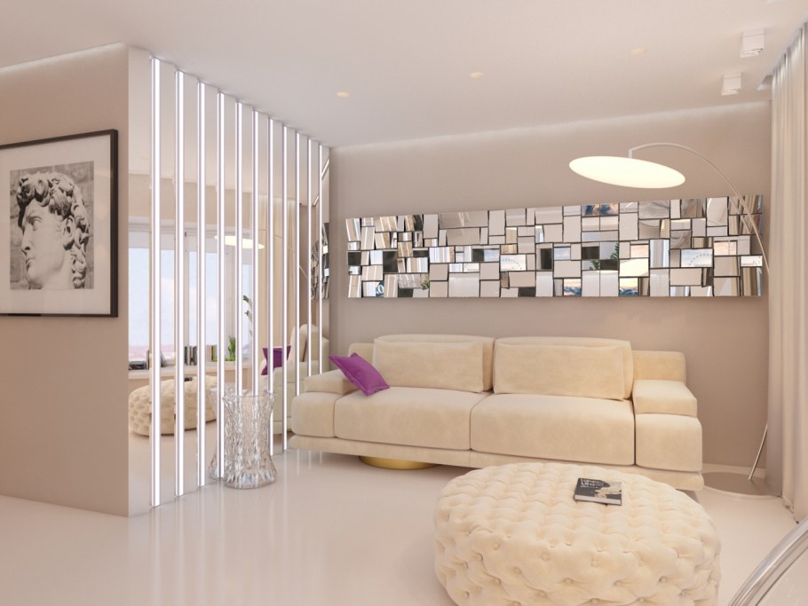 Малогабаритные гостиные-спальни