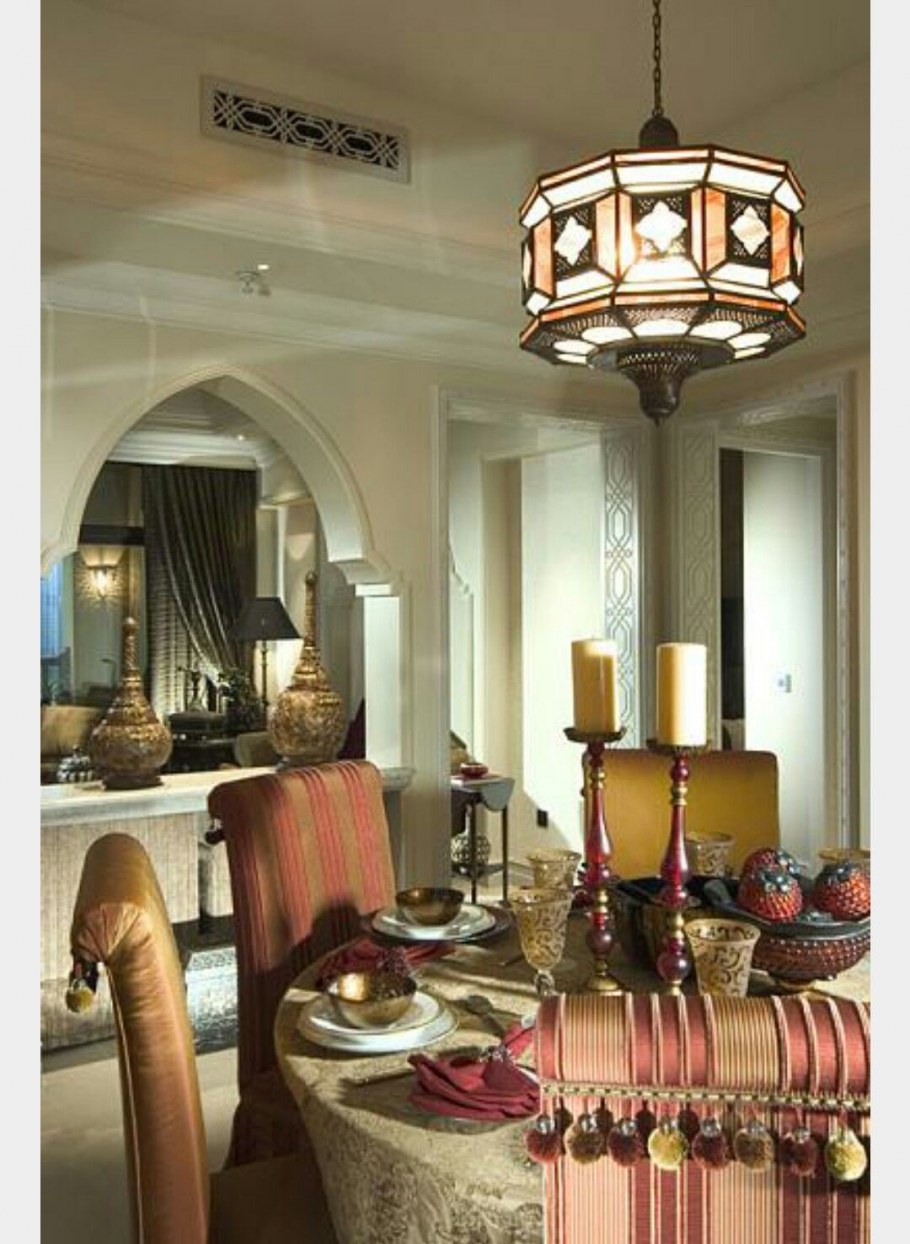 Кухня гостиная в марокканском стиле