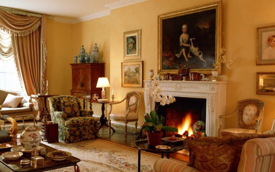 Классический интерьер гостиной