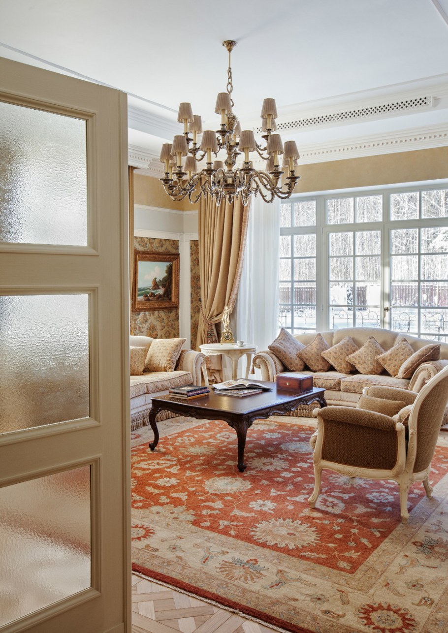 Интерьер зала классика