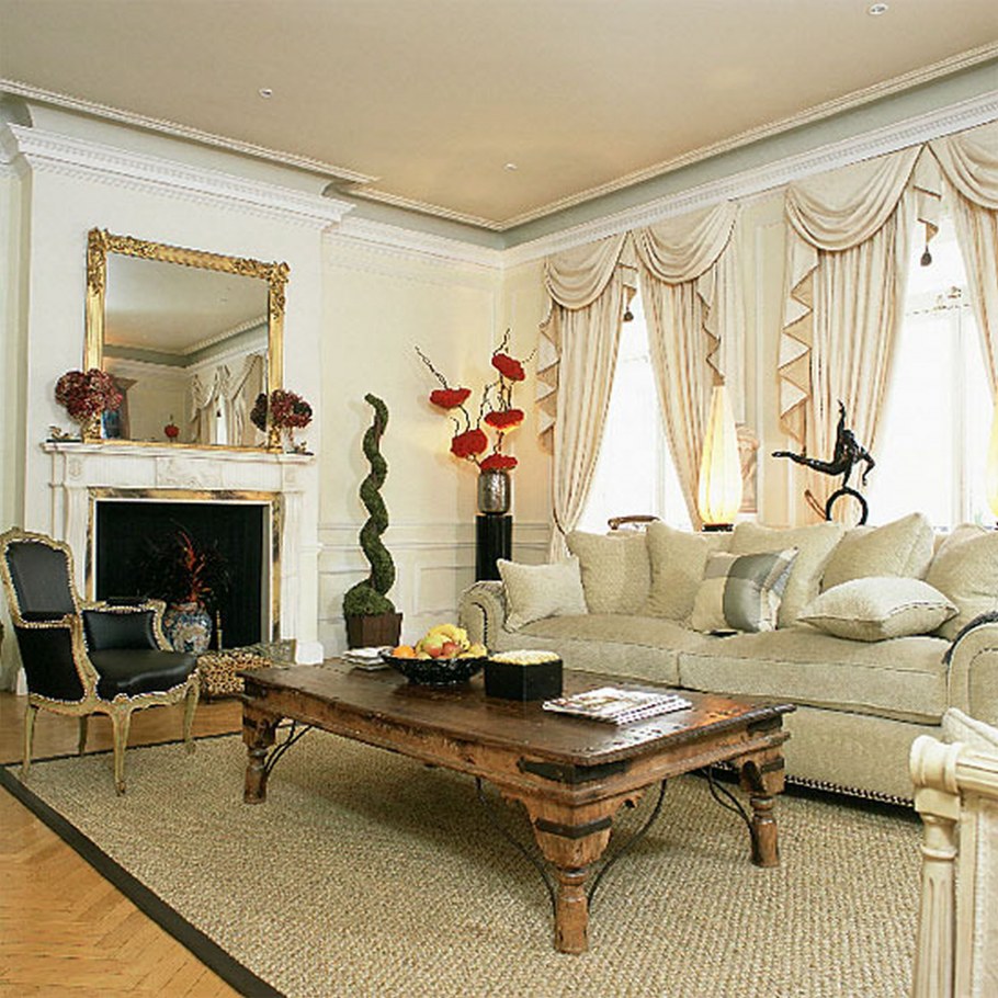 Интерьер гостиной в классическом стиле