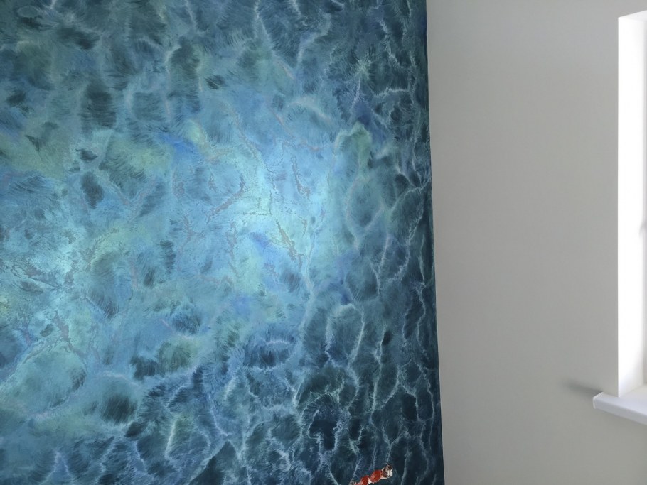 Декоративная штукатурка в котельной