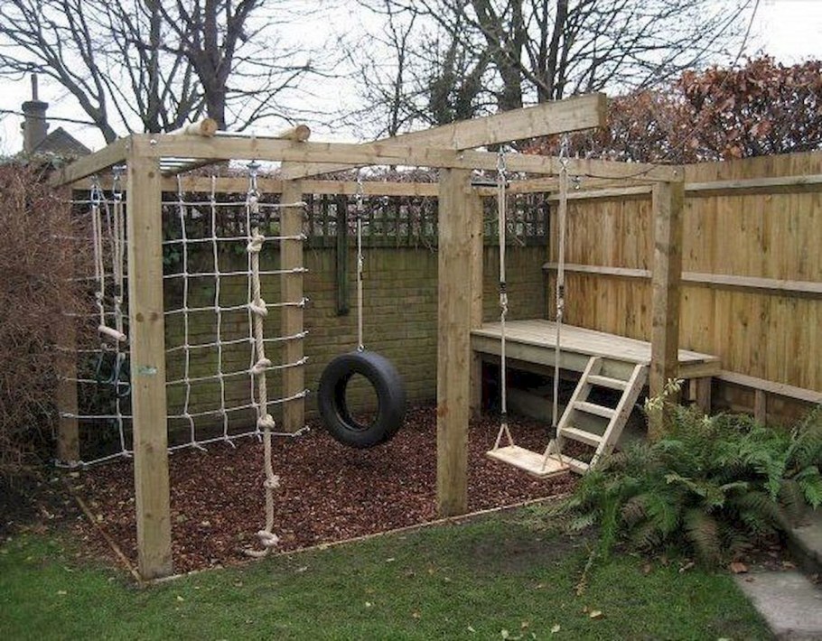 Спортивная площадка для дачи своими руками для детей